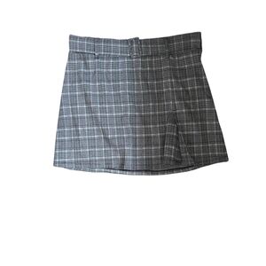 SO Women's Charcoal Checkered Skort